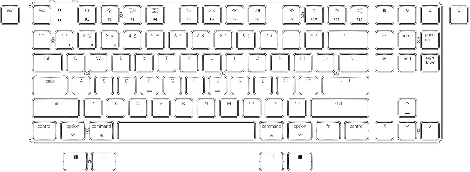 Клавиатура Keychron K SE Optical Brown White Led Hot Swap WL UA Black K SED KEYCHRON купить