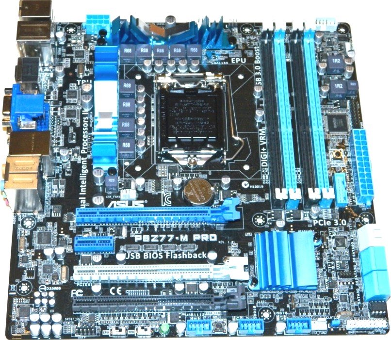 Материнская плата s-1155 Z77 Asus P8Z77-M PRO mATX купить | Elmir ...