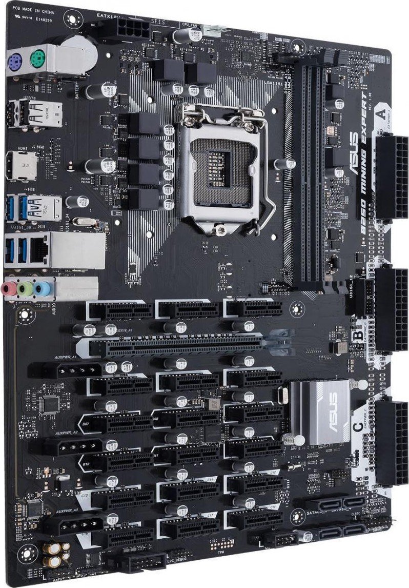 Материнская плата Asus B250 Mining Expert s-1151 B250 купить | Elmir ...