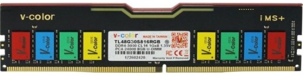 Модуль памяти V-Color DDR4 16GB 2x8GB 3000MHz RGB (TL48G30S816KRGB