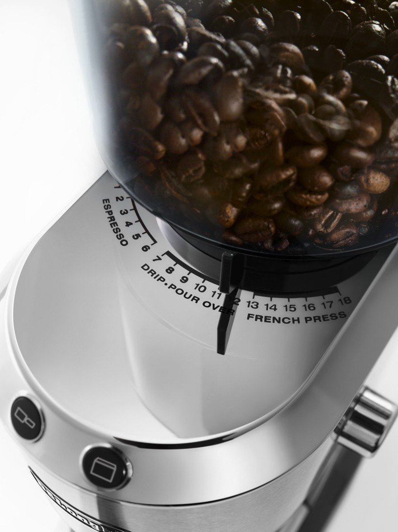 Кофемолка Delonghi KG 520.M купить | ELMIR - цена, отзывы, характеристики