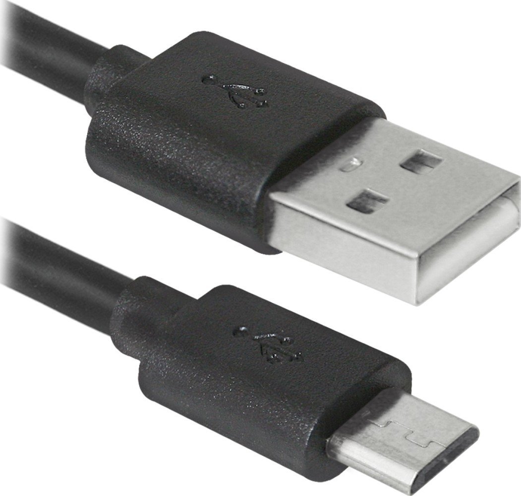 Кабель USB2.0 AM -> micro-USB Defender USB08-10BH 3 м Black (87469 ...