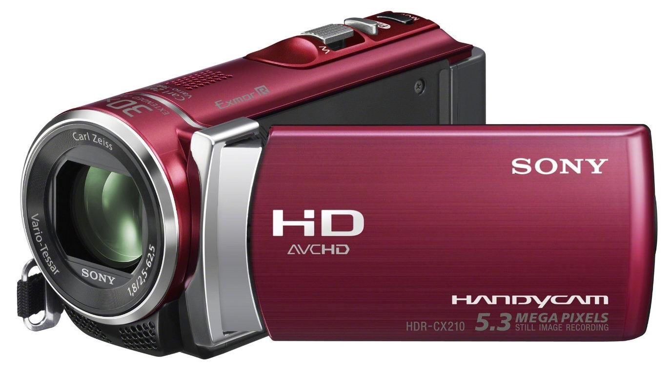 Цифровая видеокамера Sony Handycam HDR-CX200 Red купить | ELMIR - цена ...