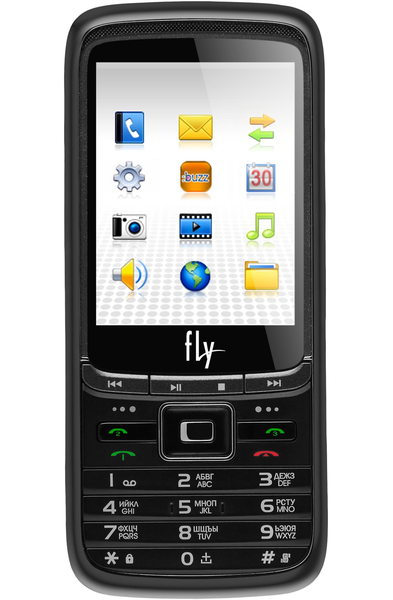 Мобильный телефон Fly TS100 Dark Grey купить | ELMIR - цена, отзывы ...