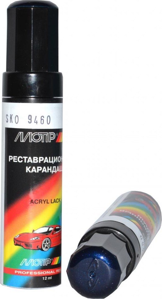 Карандаш реставрационный Motip SKO 9460 синий металлик 12мл купить ...