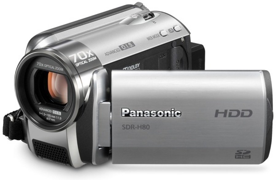 Цифровая видеокамера Panasonic SDR-H80 Silver купить | ELMIR