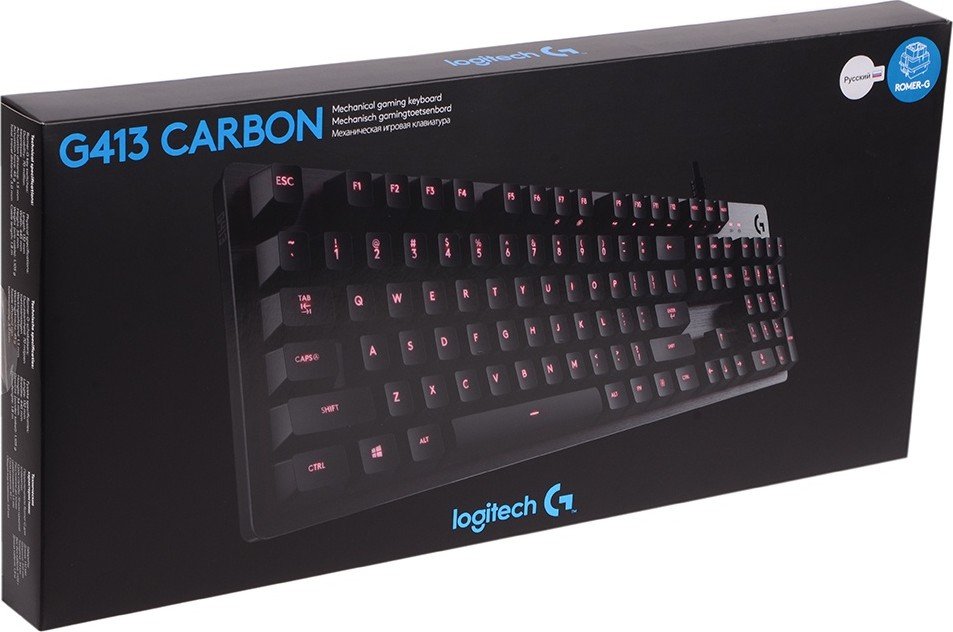 Клавиатура Logitech G413 Carbon USB (920-008309) купить | Elmir - цена ...