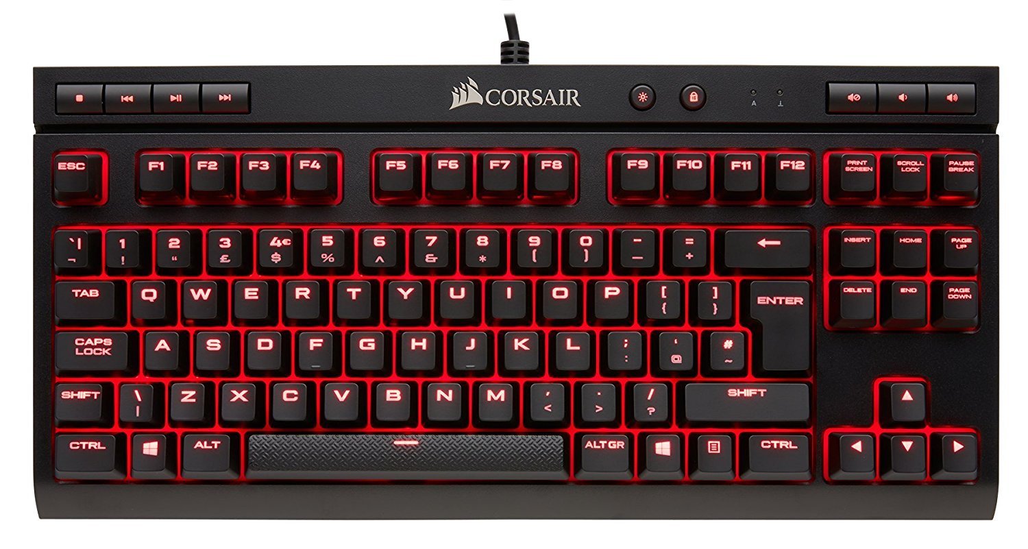 Клавиатура Corsair K63 Red LED Cherry MX Red (CH-9115020-EU) купить ...