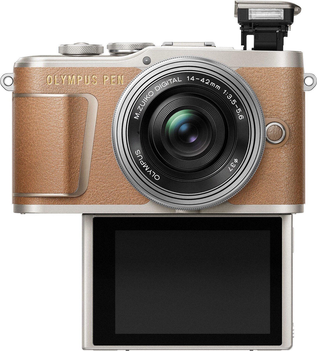 Цифровая фотокамера Olympus PEN E-PL9 Brown/Silver 14-42 mm