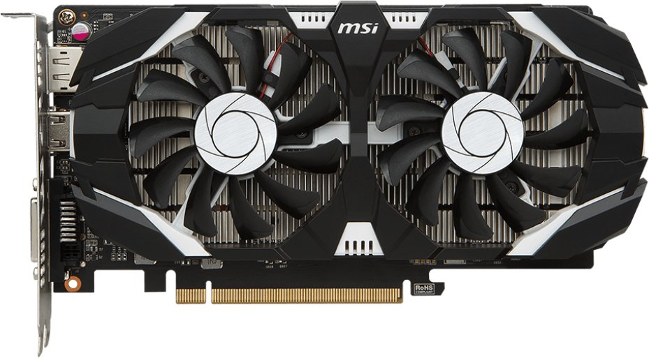 Видеокарта MSI PCI-E GeForce GTX1050 Ti 4GB DDR5 (GTX 1050 TI 4GT