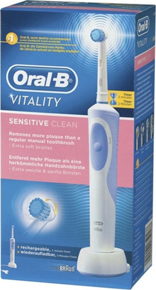 Зубная электрощетка Braun Oral-B Vitality Sensitive Clean (D 12.513 ...