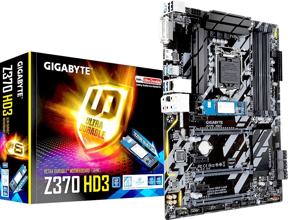 Материнская плата GigaByte Z370 HD3-OP s-1151 Z370 купить | Elmir ...