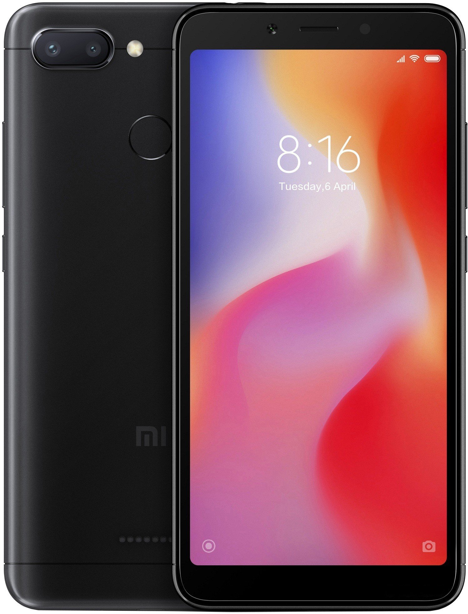 Мобильный телефон Xiaomi Redmi 6 4/64GB Black UA купить | ELMIR - цена ...