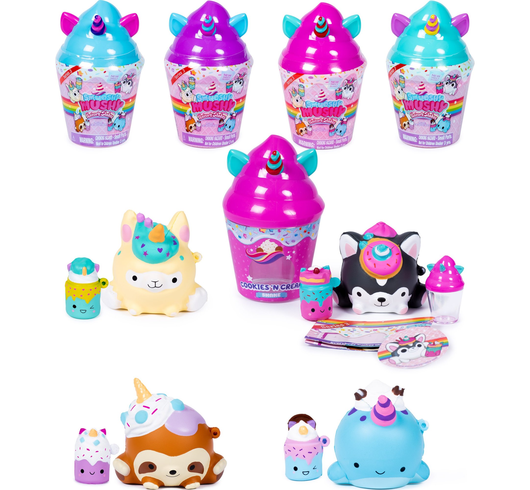 Игровой набор Smooshy Mushy Сквиш-Мякиш Стаканчики Смузи S3 (174933-R3 ...
