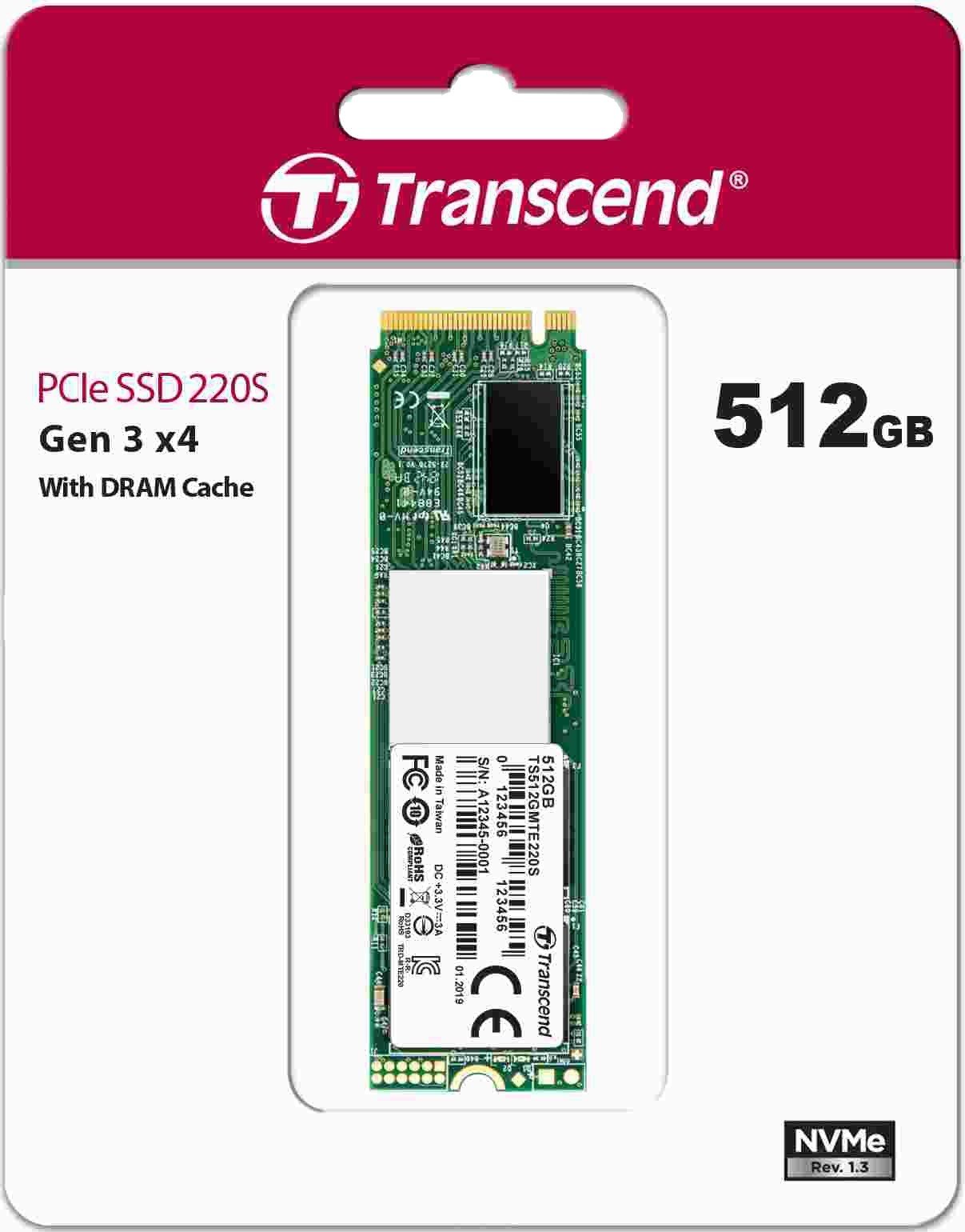SSD-накопичувач M.2 512GB Transcend (TS512GMTE220S) купити | ELMIR