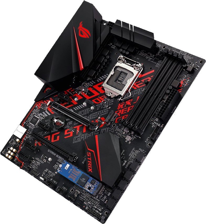 Материнская плата Asus ROG STRIX B360-H Gaming/Optane s-1151 B360 ...