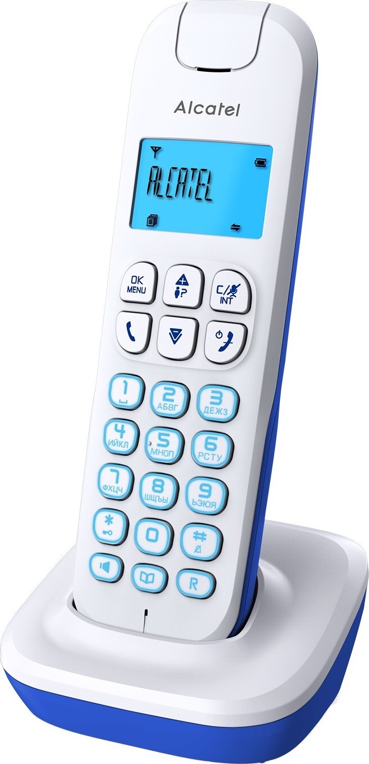 Радиотелефон DECT Alcatel E192 RU White (ATL1418965) купить | ELMIR ...
