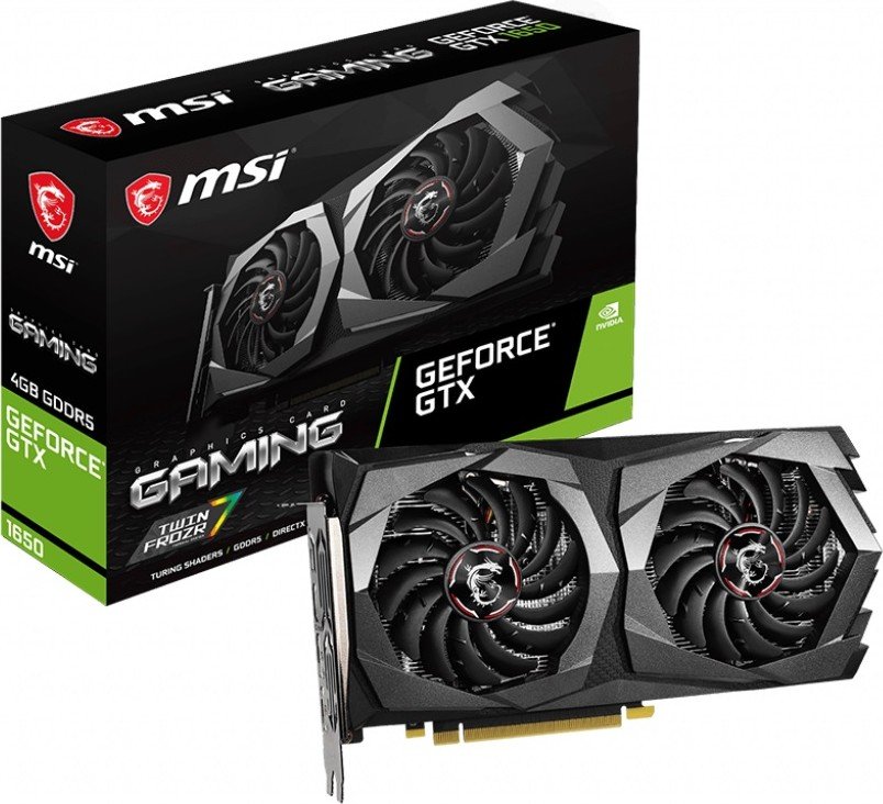 Видеокарта MSI PCI-E GeForce GTX1650 4GB DDR5 (GTX 1650 GAMING 4G ...