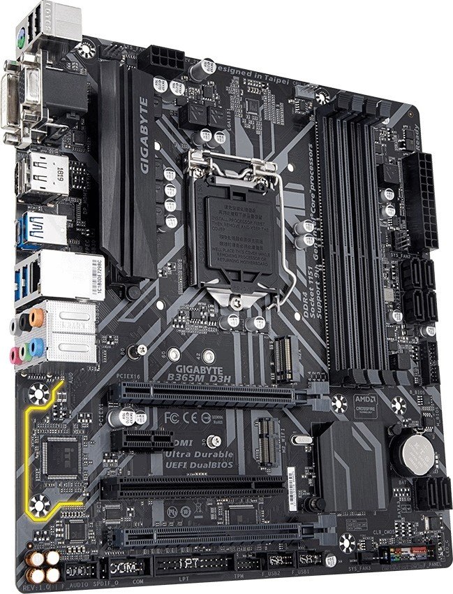 Материнская плата GigaByte B365M D3H s-1151 B365 купить | Elmir - цена ...