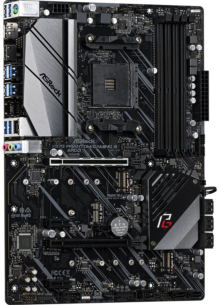Материнская плата ASRock X570 Phantom Gaming 4 s-AM4 X570 купить ...