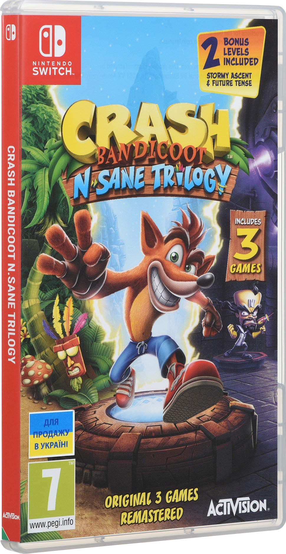 Игра для Nintendo Switch Crash Bandicoot N.sane Trilogy купить ELMIR