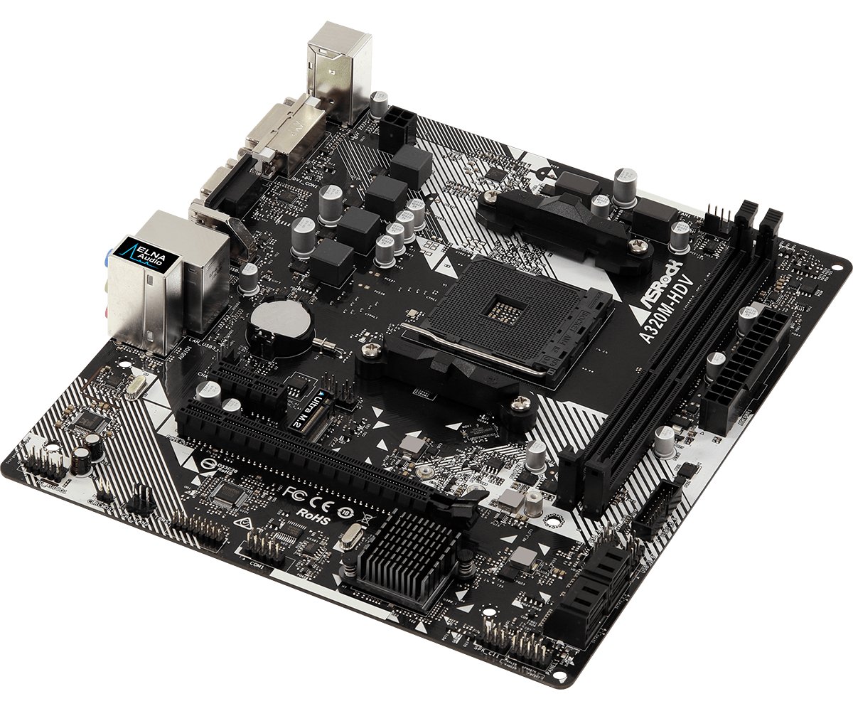 Материнская плата ASRock A320M-HDV R4.0 s-AM4 A320 купить | Elmir ...