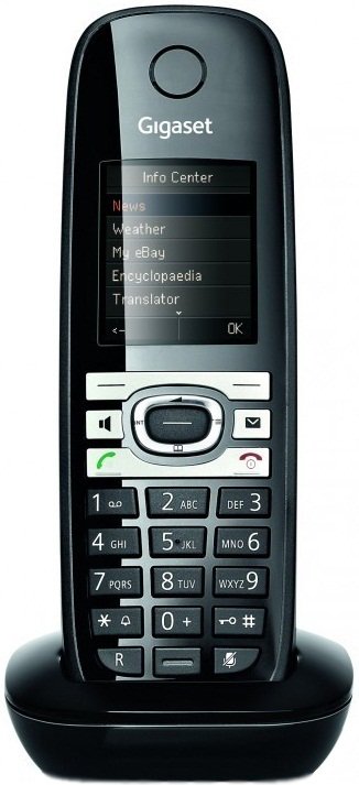 Радиотелефон DECT Gigaset C610A IP Black купить | ELMIR - цена, отзывы ...