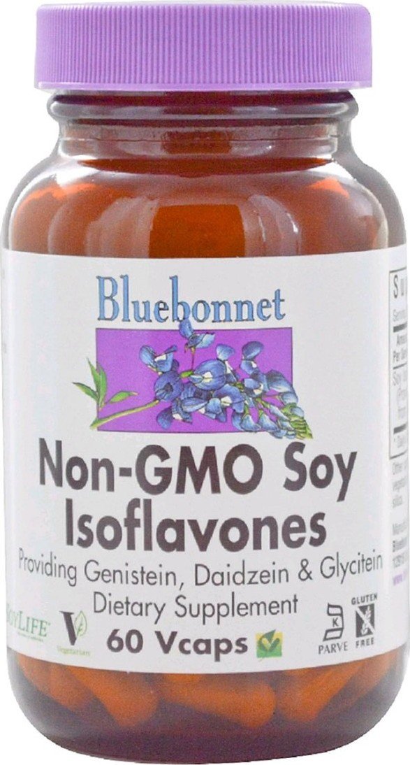 Соевые изофлавоны Bluebonnet Nutrition Non-GMO Soy Isoflavones 60 ...