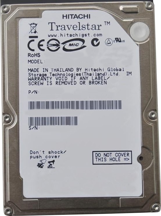 Жесткий диск 2.5" SATA 1TB Hitachi Travelstar (HTS721010A9E630 ...