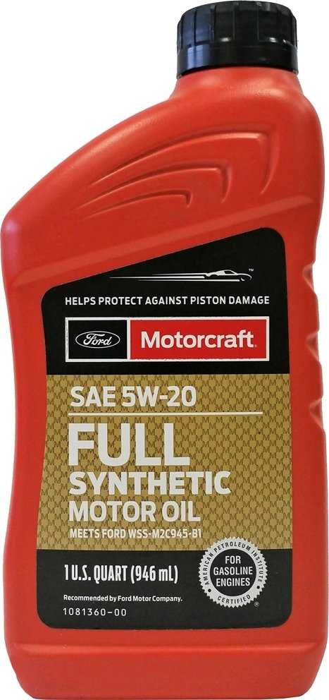 Моторное масло Ford Motorcraft Full Synthetic 5W-20 0.946л (XO5W20QFS ...