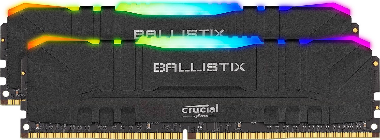 Модуль памяти Crucial DDR4 32GB 2x16GB 3200MHz Ballistix RGB Black