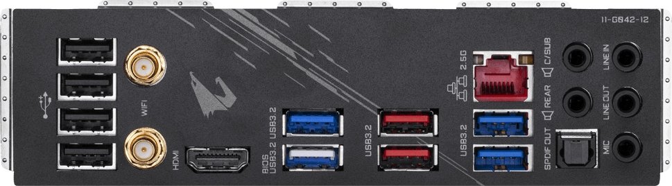 Материнская плата GigaByte Z490 AORUS Elite AC s-1200 Z490 купить ...