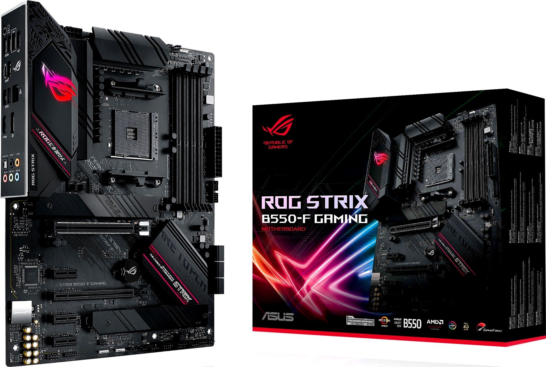 Материнская плата Asus ROG STRIX B550-F Gaming s-AM4 B550 купить