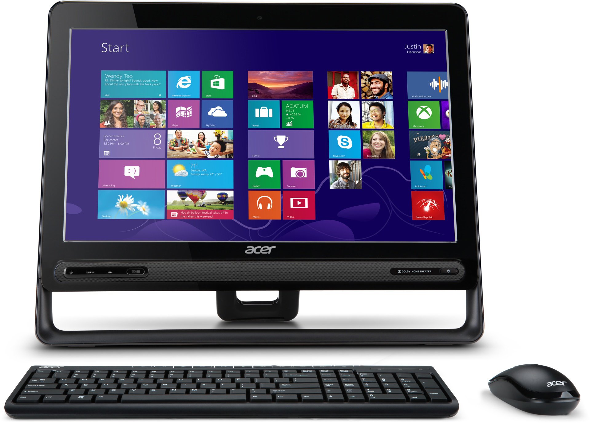ПК-Моноблок Acer Aspire ZC-605 (DQ.SP3ME.001) купить | ELMIR - цена ...