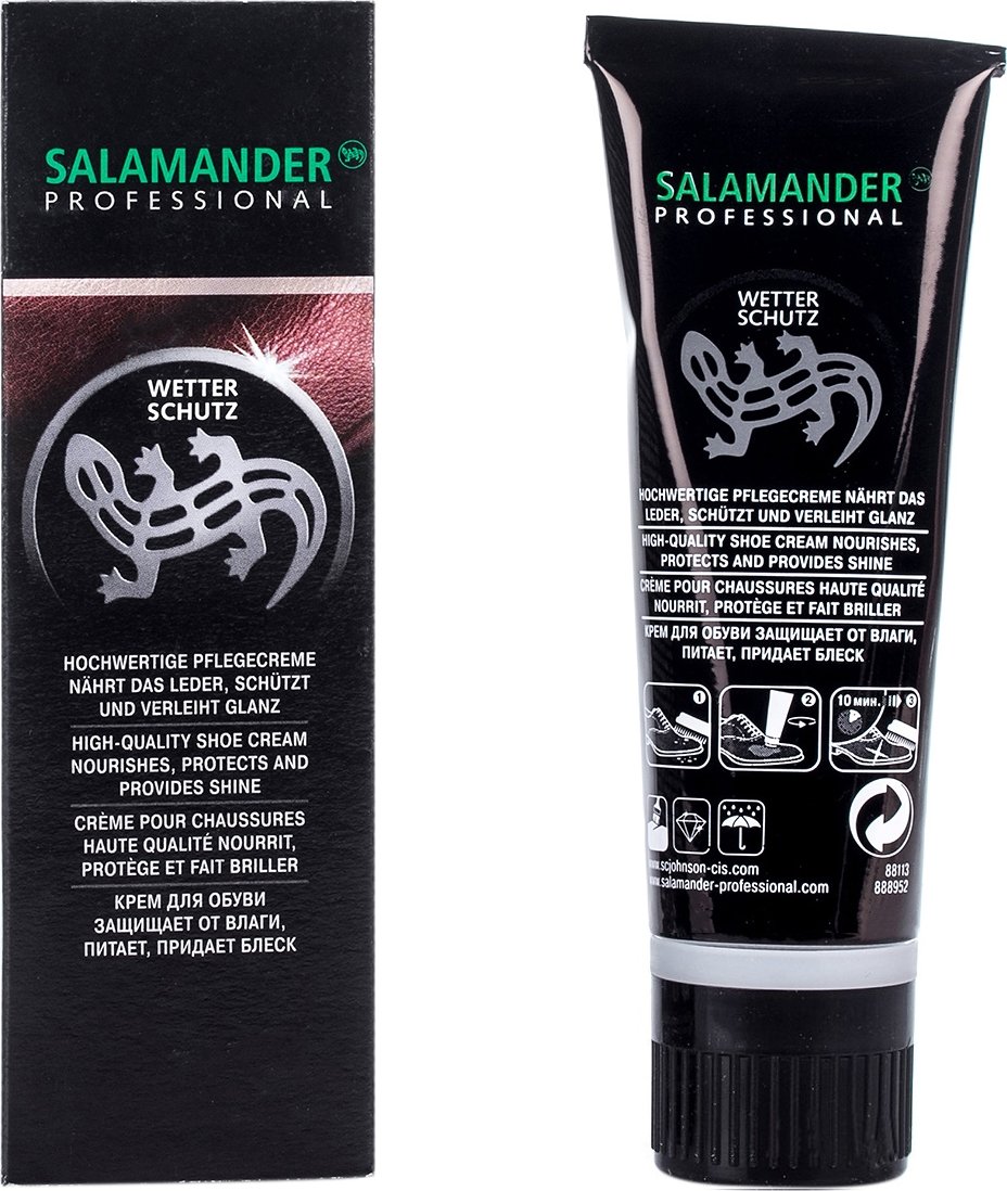 Крем для гладкой кожи Salamander Professional Wetter Schutz Черный 75 ...