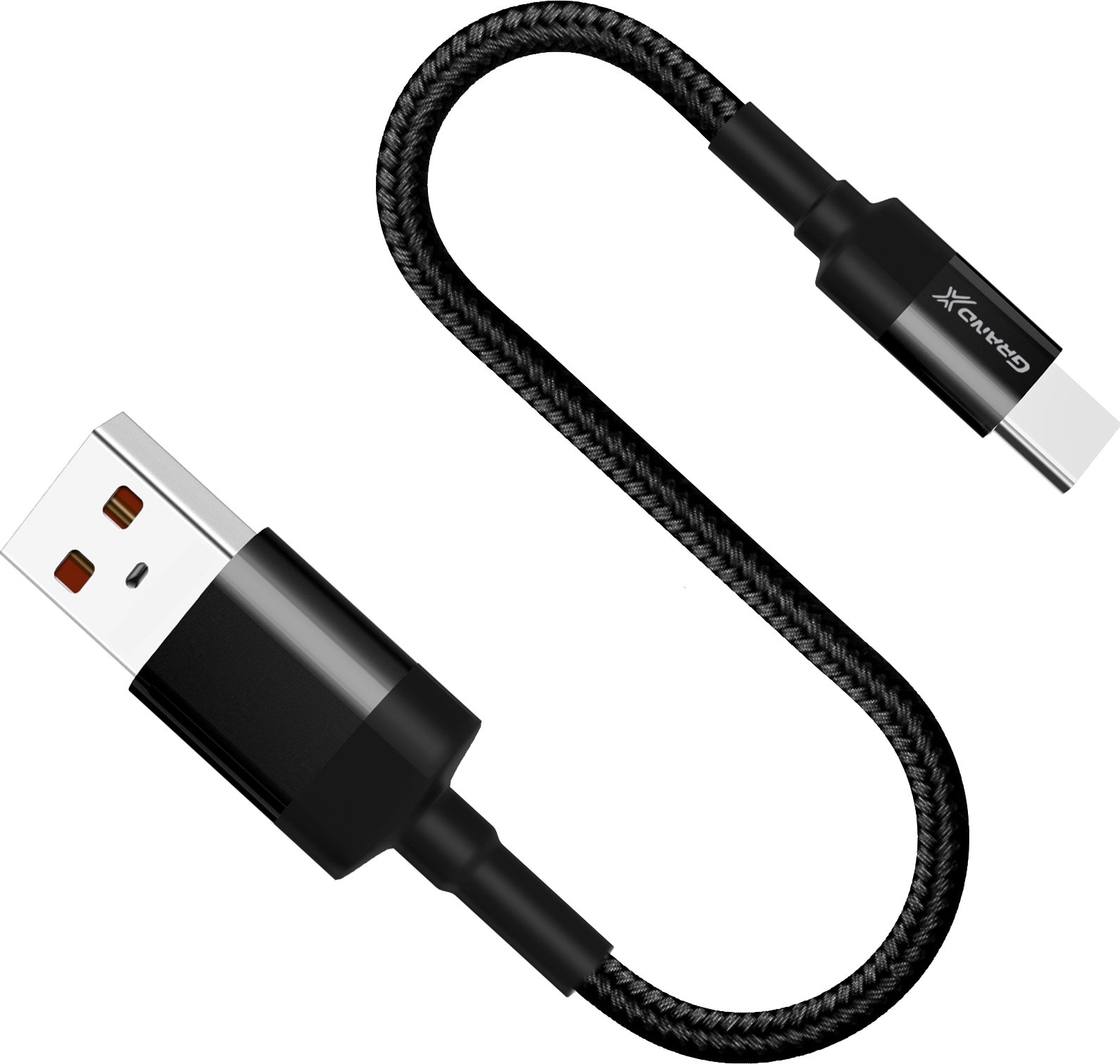 Кабель USB2.0 AM -> USB Type C Grand-X 0.2м Black (FM-20C) купить ...
