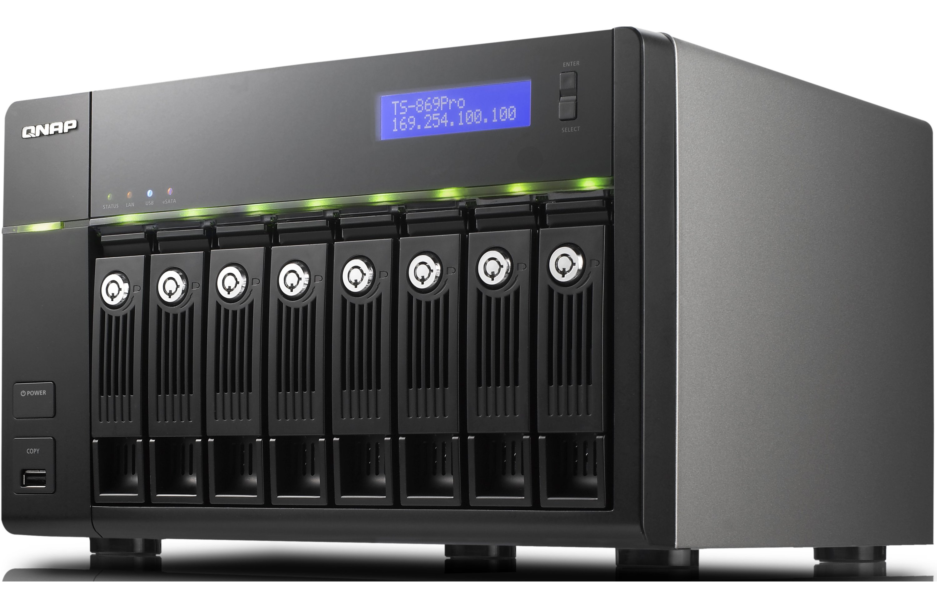 Сетевое хранилище NAS QNAP TS-869 Pro купить | ELMIR - цена, отзывы ...