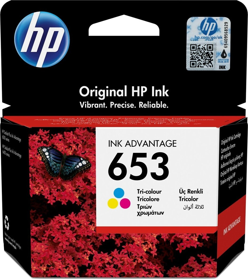 Картридж HP 653 Tri-color (3YM74AE) купить | ELMIR - цена, отзывы ...