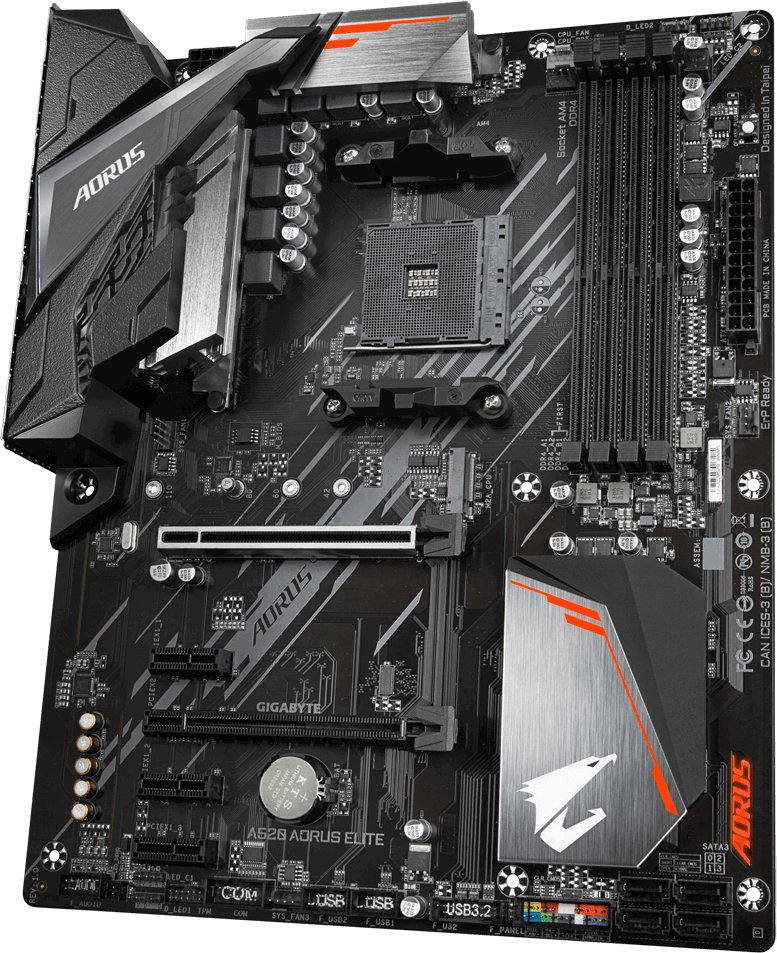 Материнская плата GigaByte A520 AORUS Elite s-AM4 A520 купить | Elmir ...