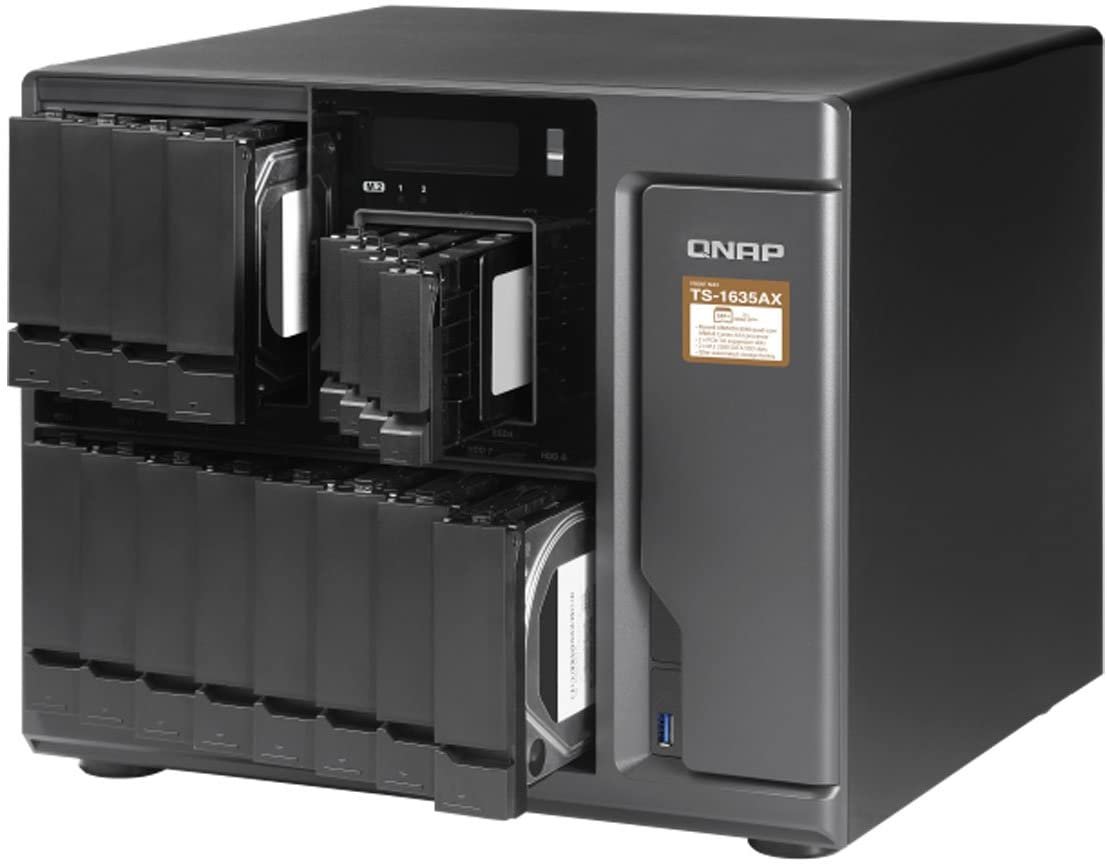 Сетевое хранилище NAS QNAP TS-1635AX-4G купить | ELMIR - цена, отзывы ...