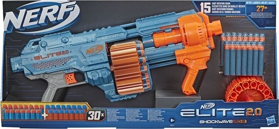 Бластер Nerf Elite 2.0 Shockwave RD-15 (E9527) купить | ELMIR