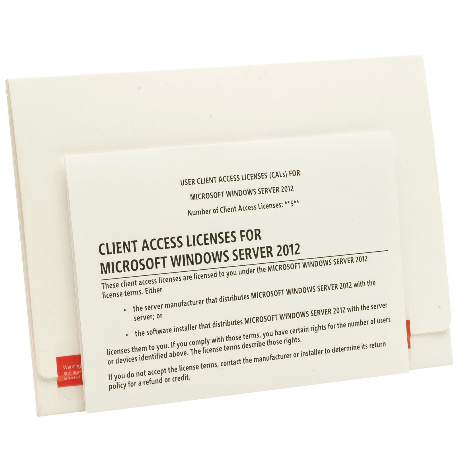 Microsoft Windows Server CAL 2012 English 5Clt User (R18-03755) купить ...