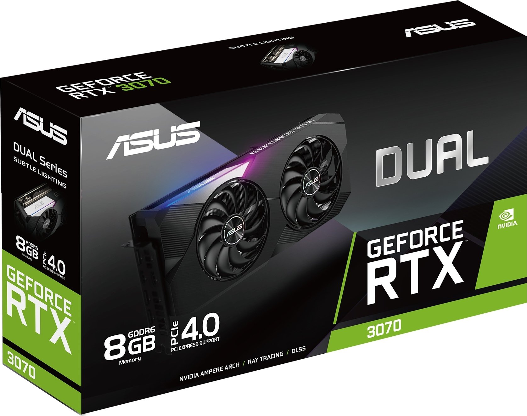 Видеокарта Asus PCI-E GeForce RTX3070 8GB DDR6 (DUAL-RTX3070-8G ...