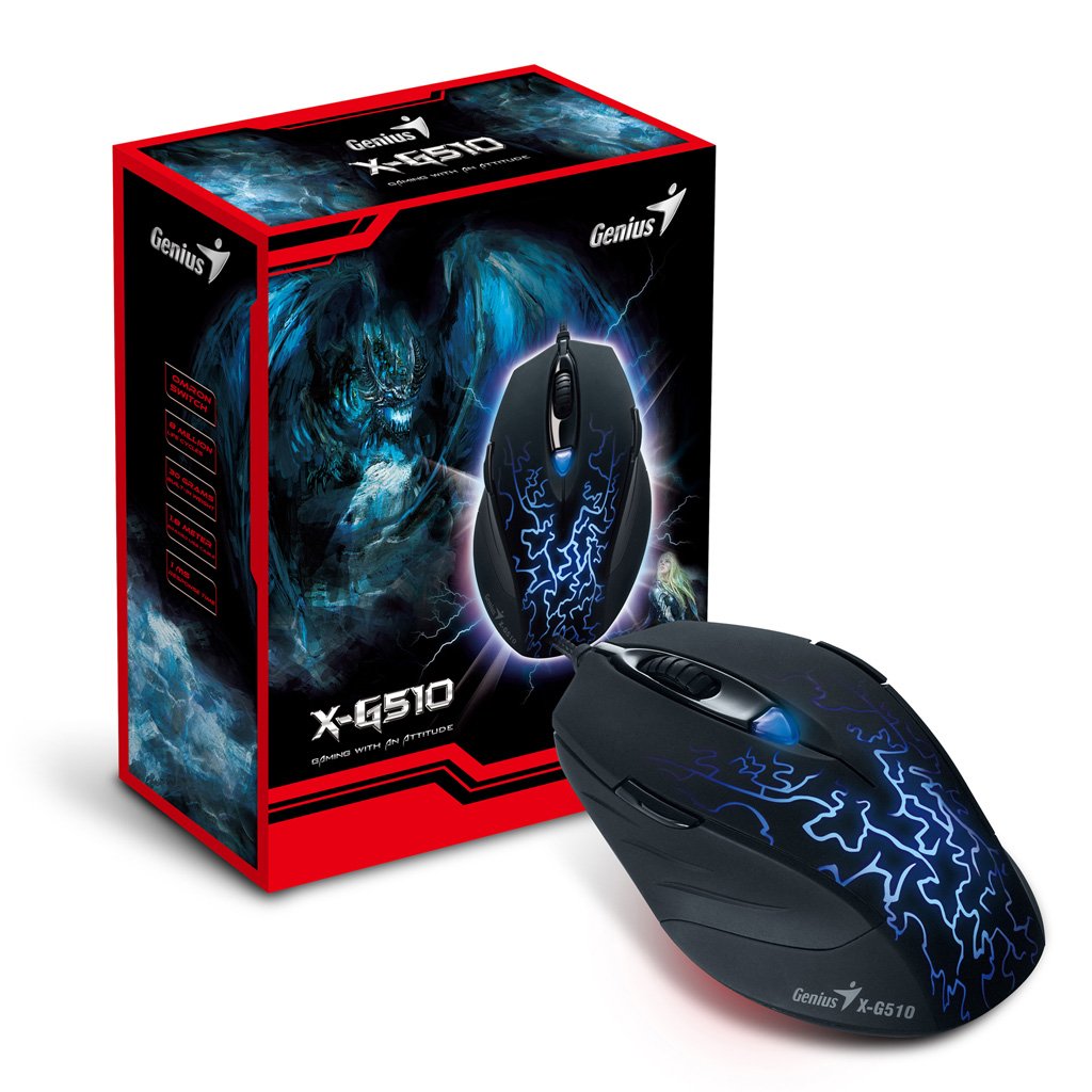 Мышь Genius X-G510 USB Gaming (31010164101) купить | ELMIR - цена ...