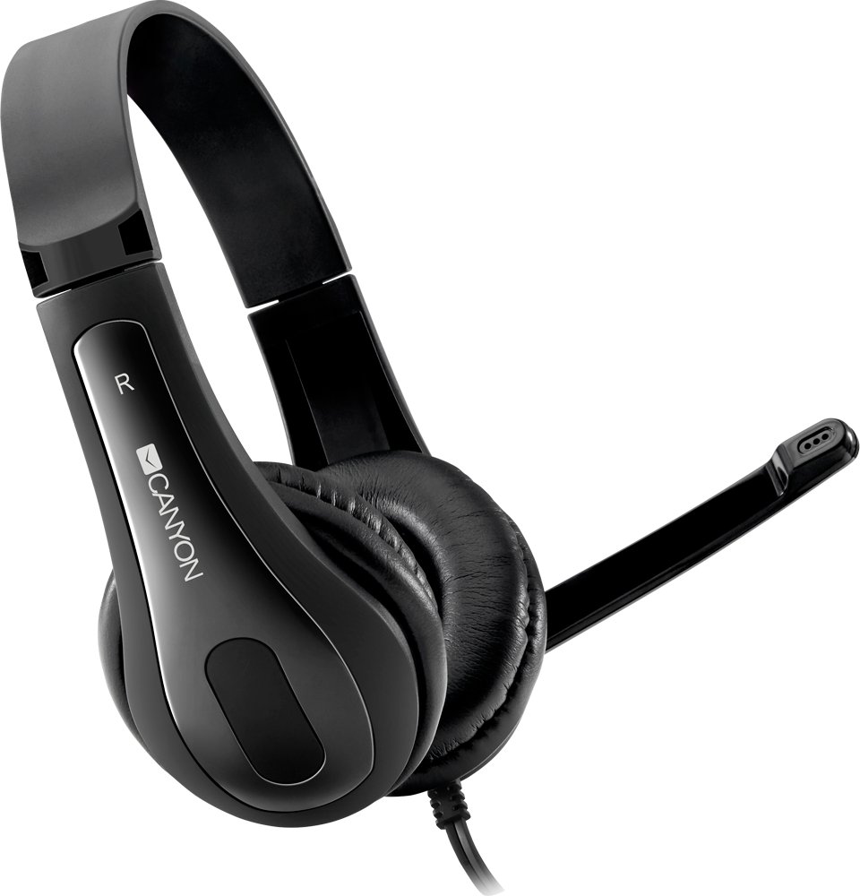 Наушники Canyon CNS-CHSC1B Black купить | ELMIR - цена, отзывы ...