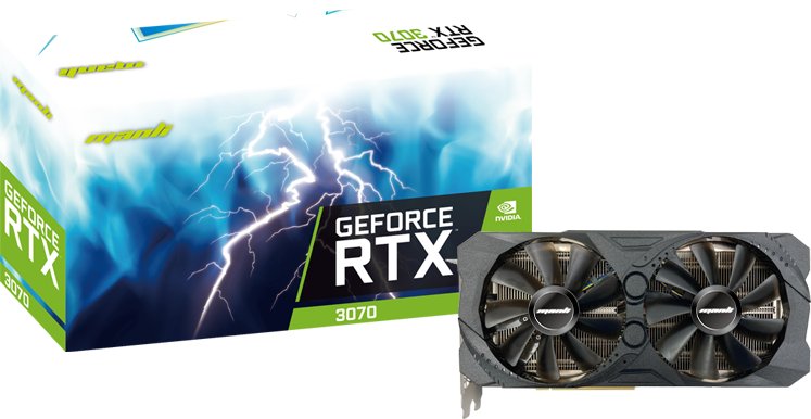 Видеокарта Manli PCI-E GeForce RTX3070 8GB DDR6 (M-NRTX3070 Видеокарта Manli PCI-E GeForce RTX3070 8GB DDR6 (M-NRTX3070