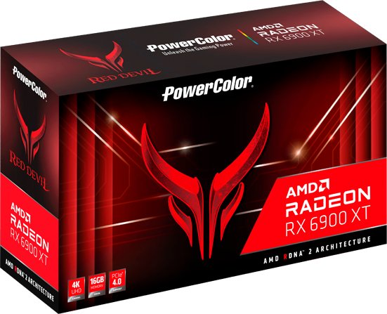 Видеокарта PowerColor PCI-E Radeon RX 6900 XT 16GB DDR6 Red Devil