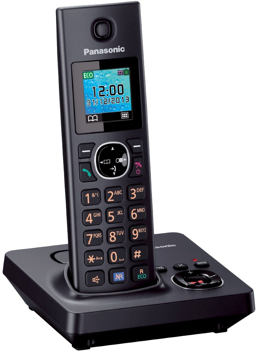 Радиотелефон DECT Panasonic KX-TG7861UAB Black купить | ELMIR - цена ...