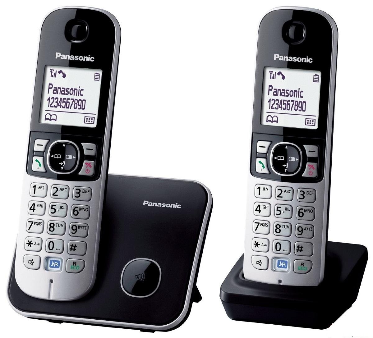 Радиотелефон DECT Panasonic KX-TG6812UAB Black купить | ELMIR - цена ...