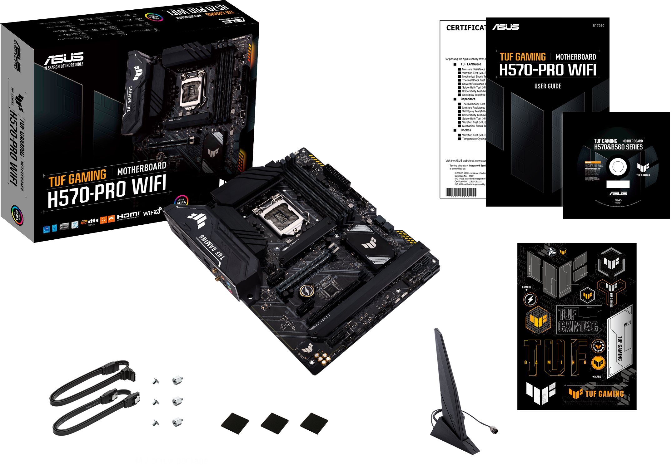 Материнская плата Asus TUF Gaming H570-Pro WIFI s-1200 H570 купить ...